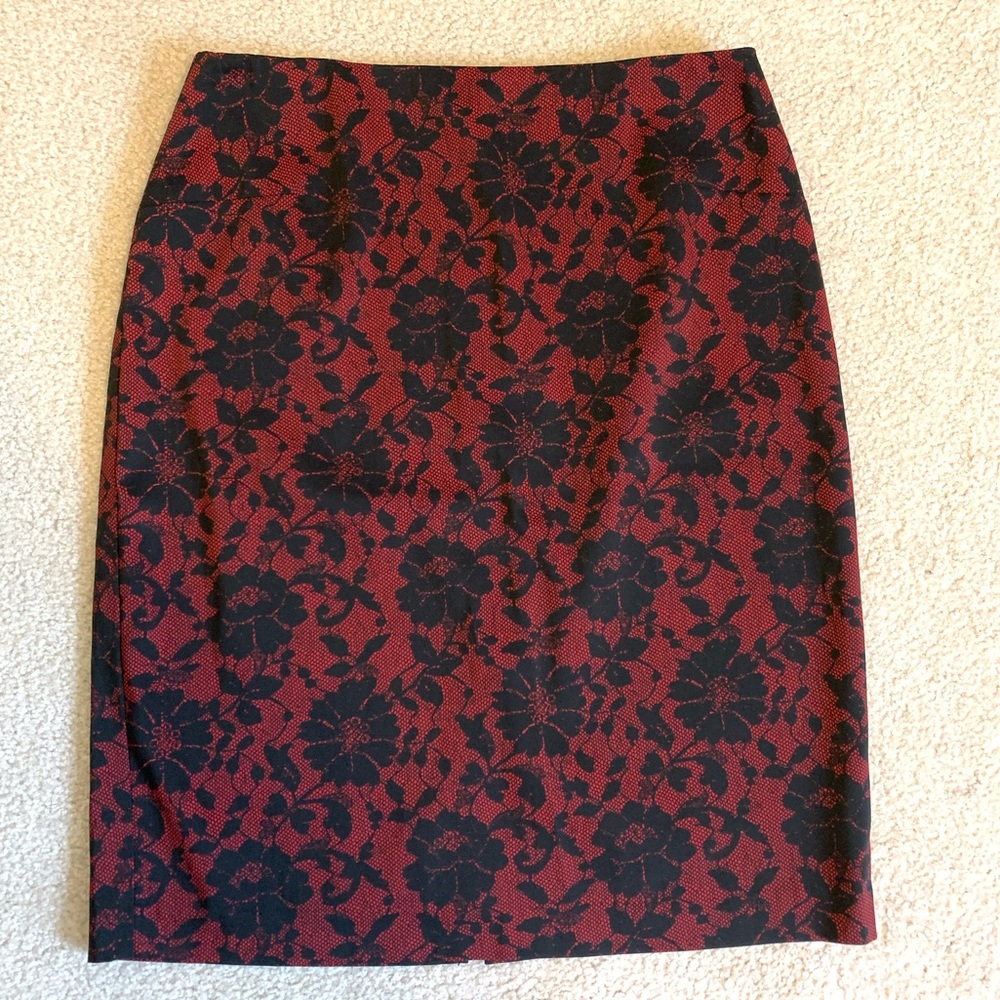 Vintage y2k Express Lace Print Skirt